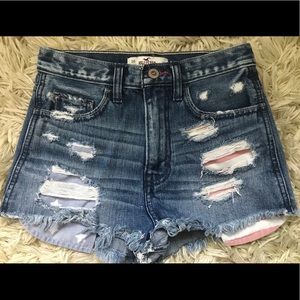 Hollister jean shorts